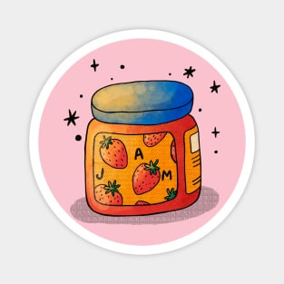 Strawberry Jam Magnet